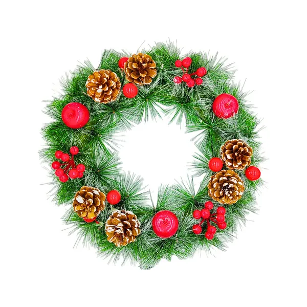 Corona Navideña Decorada Adornos Navidad 38cm