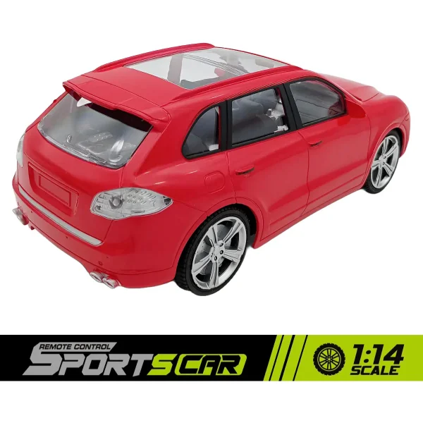 Auto A Radio Control Remoto Deportivo Escala 1:14 Rojo Porsche