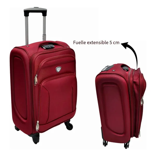 Valija Semi Rigida Expandible Mediana 24´ De Viaje
