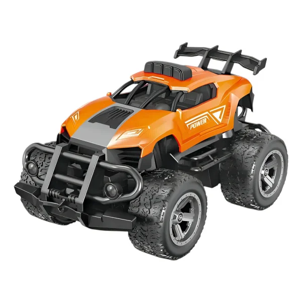 Auto A Radio Control Remoto Stunt Mini Acrobático Con Luz Color Naranja