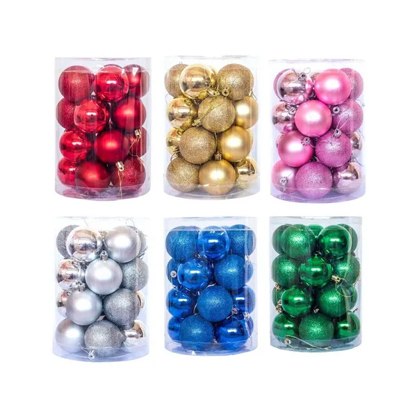 Bolas De Navidad 6cm Adornos Navideño X100 Esfera Decoración