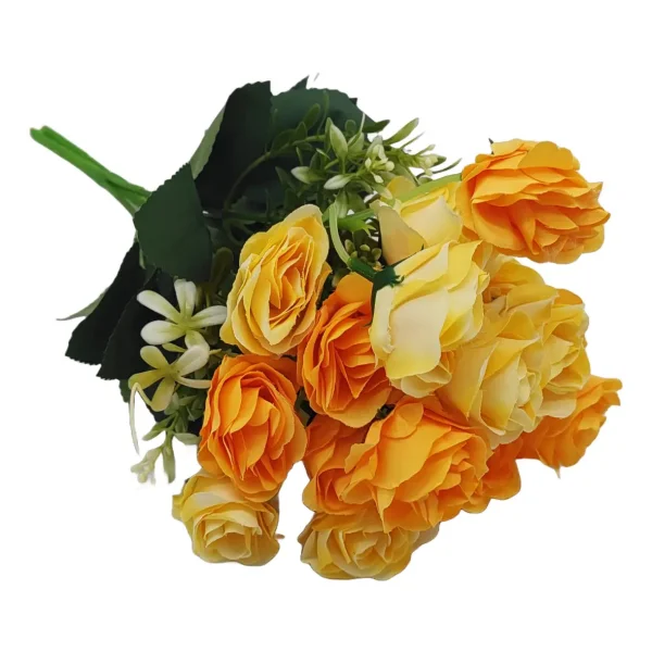 Ramo De Rosas Flores Artificiales Decoracion X1