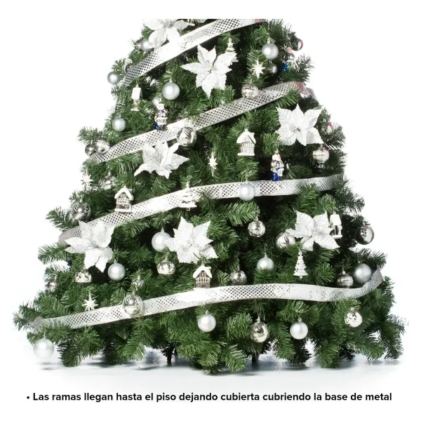 Arbol de Navidad Extra Lujo Patagonia 1.80mts Con Adornos X72