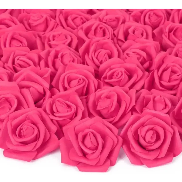 Mini Rosas Flores Artificiales Decoracion Pack X250