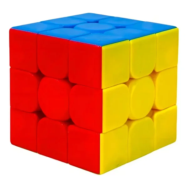 Cubo Magico Rompecabezas Profesional 3x3x3 Velocidad Rubik Estructura Amarillo
