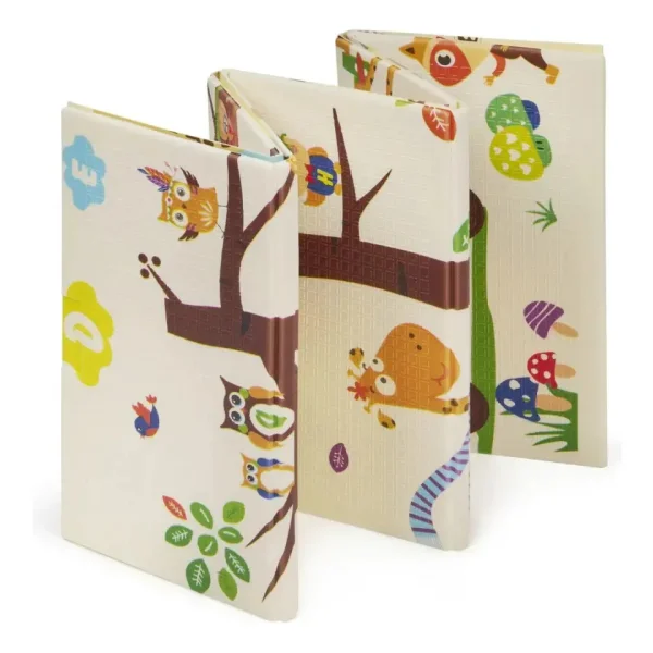 Alfombra Antigolpes Plegable Bebes Reversible 120x180cm