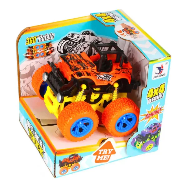 Auto A Friccion Off Road Giro 360 Monster Juguetes