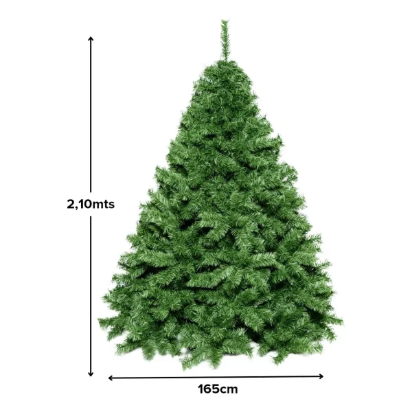 Arbol De Navidad Verde Extra Lujo Patagonia 1,80 Mts