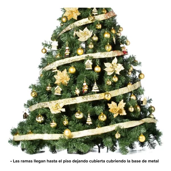 Arbol de Navidad Extra Lujo Patagonia 1.80mts Con Adornos X72