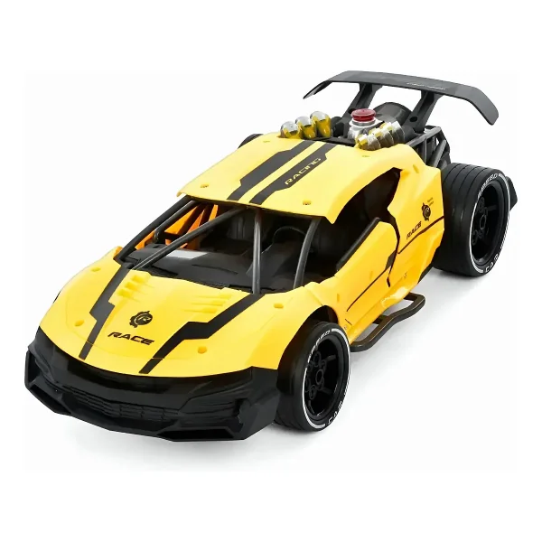 Auto Deportivo A Radio Control Remoto Con Efecto Humo Y Luz