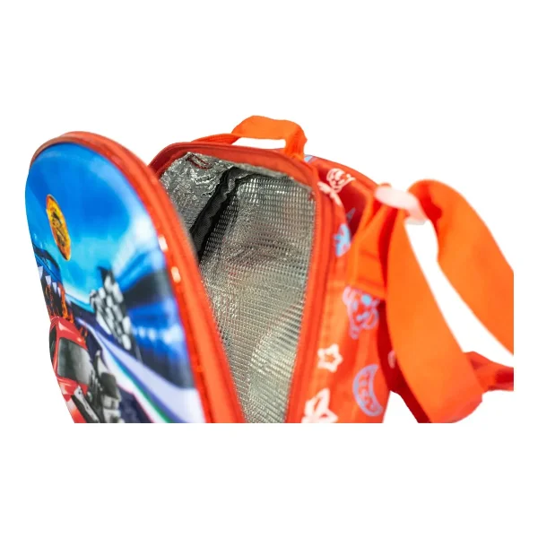 Mochila Carrito Espalda Escolar 2 En 1 Canopla Lunchera Luz