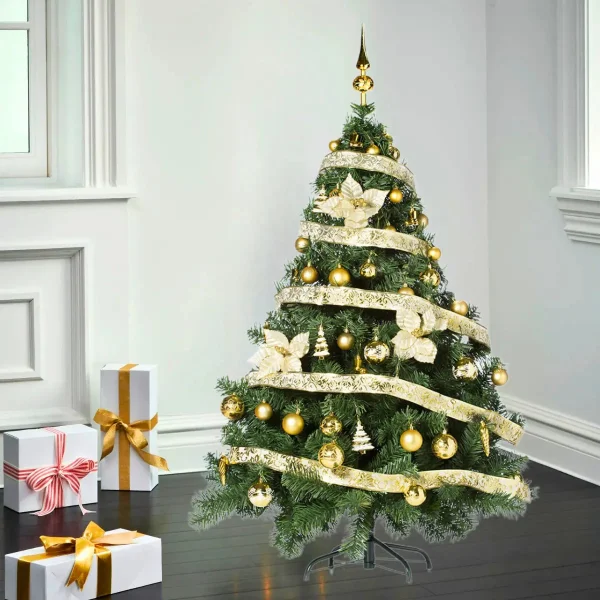 Arbol de Navidad Montañes Deluxe 2,10mts Con Adornos Kit X72