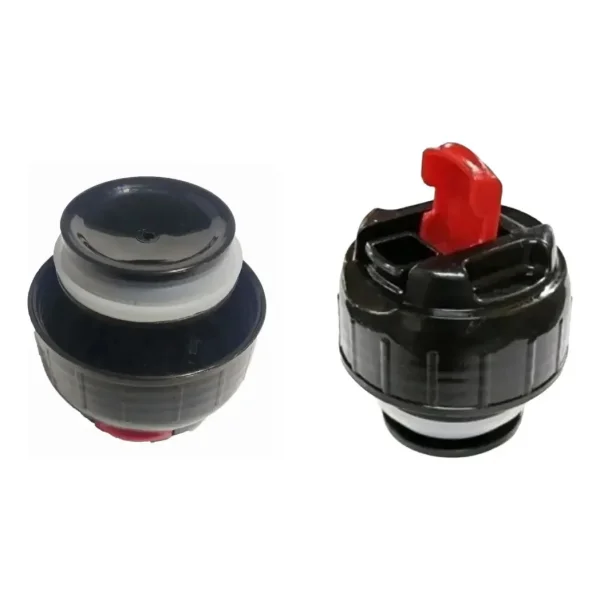 New Cook Tapa Para Termo Tapón Pico Cebador Repuesto Universal Pvc Negro