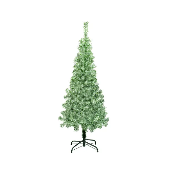 Árbol De Navidad Arbolito Slim Nevado 1.50mts Base Metal