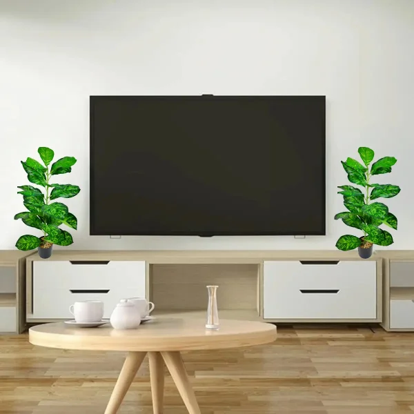 Planta Artificial Con Maceta 80cm