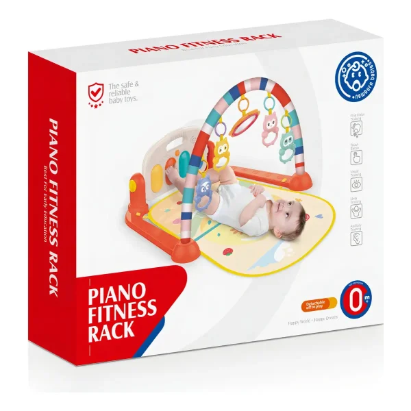 Gimnasio Piano Musical Bebe 0-1 Años Luces Sonidos Sonajeros