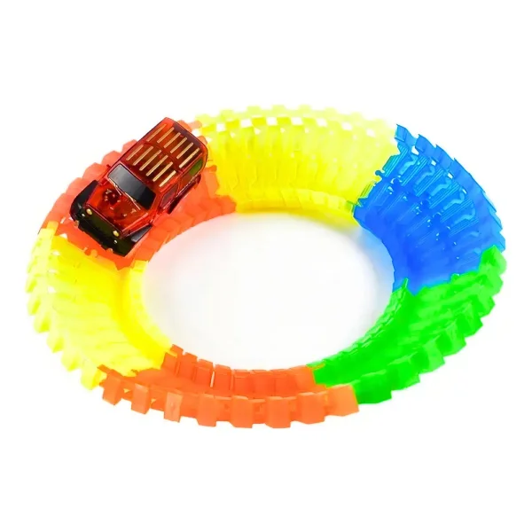 Pista Luminosa Flexible 56 Piezas Con Auto Led