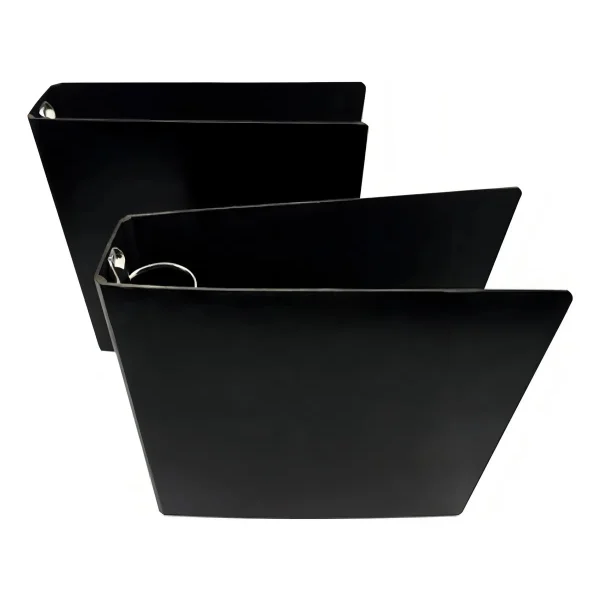 Carpeta Escolar N°3 Avios 3 Anillos 3x40 Fibra Negra Negro