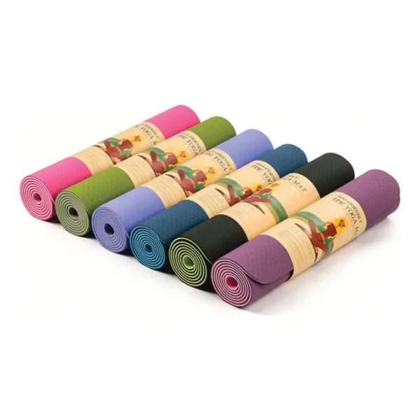 Yoga Mat 6mm Colchoneta Pilates Fitness Tpe Gimnasia