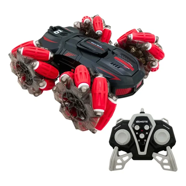 Auto A Control Remoto Acrobatico Vehiculo Luz Led Giro 360°