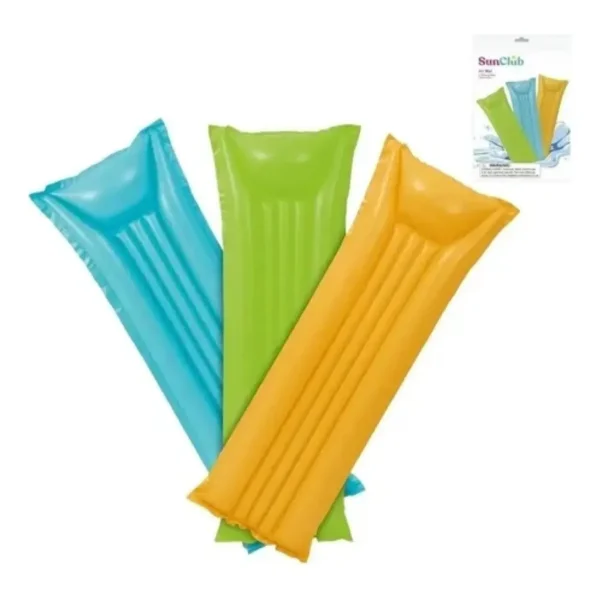Colchoneta Inflable Cama Flotador Para Pileta Agua 183x69cm