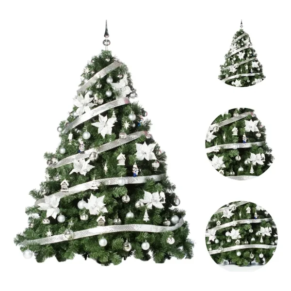 Arbol de Navidad Extra Lujo Patagonia 1.80mts Con Adornos X72