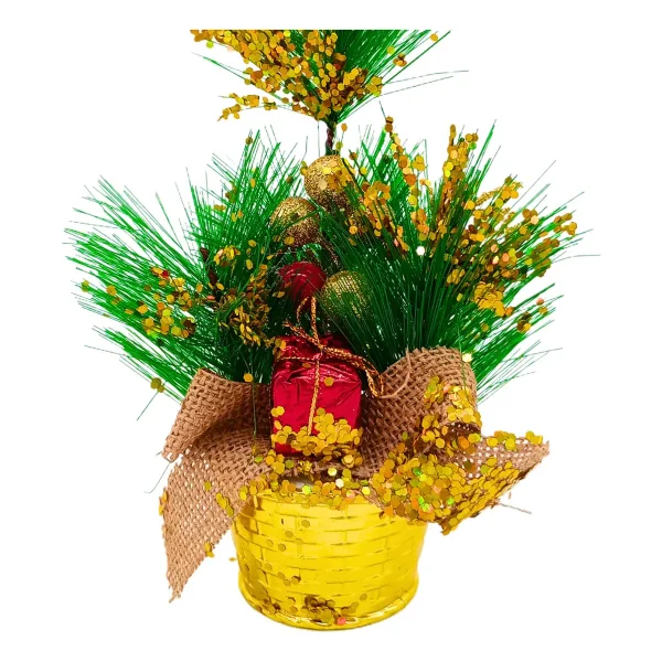 Arbolito De Navidad 20cm Decoracion Navideña Pino Adornos Verde