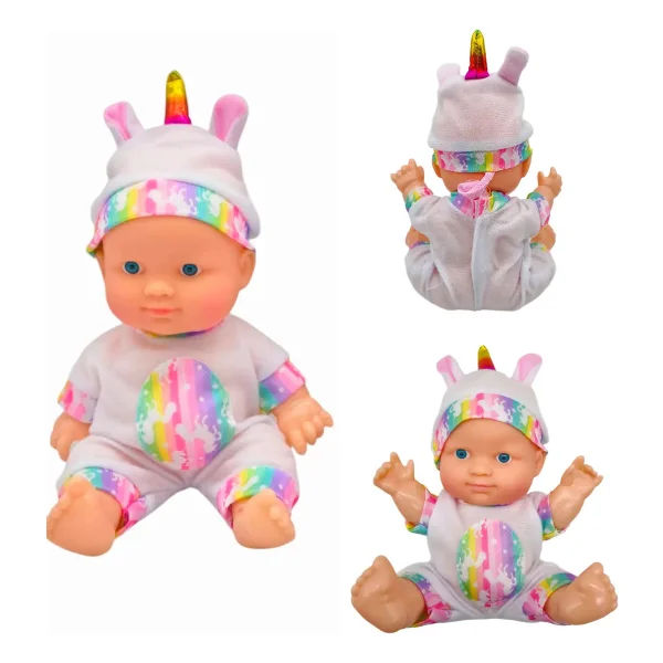 Muñeco Bebe Bebote Luna Infantil 22cm Con Pijamas Cute Baby