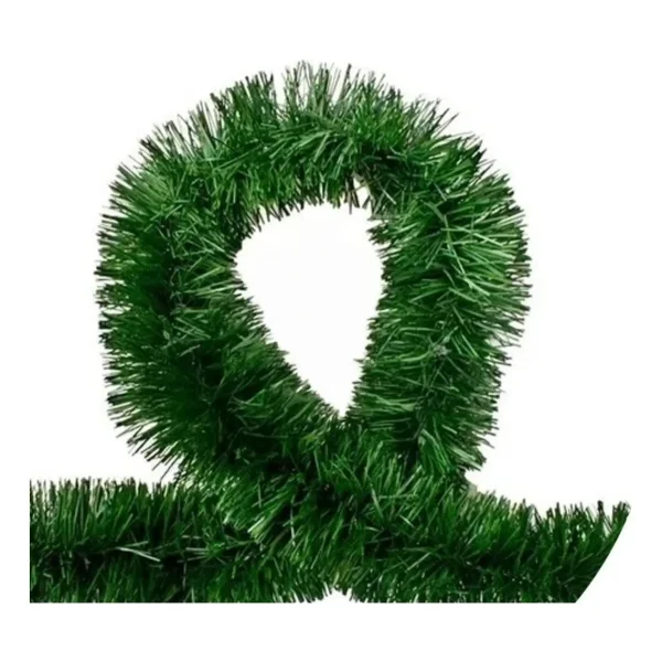 Guirnalda Boa Navidad Muerdago 9 Cm 2 Mts Deco Navideña X3u Verde Muerdago