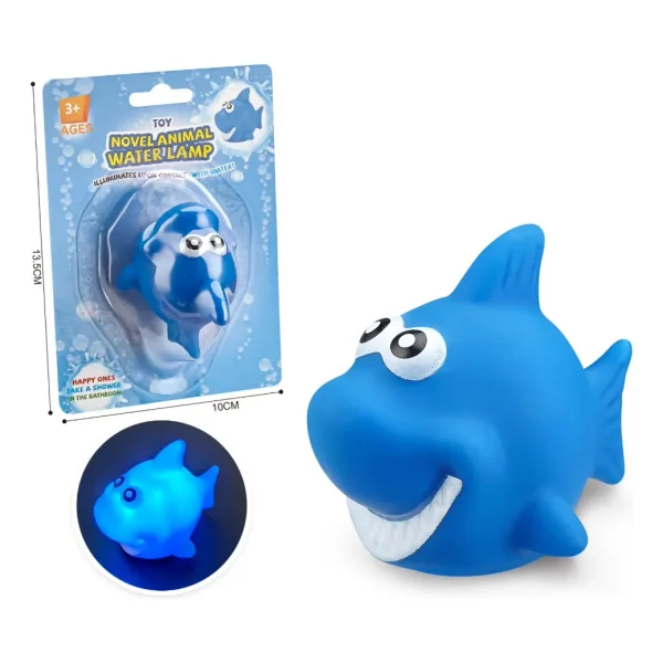 Juguete Bañera Bebé Animales Luz Led Juego Ducha Baño Niños Tiburón