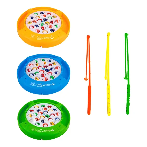 Juego De Mesa De Pesca Interactivo Con Cañas De Pescar