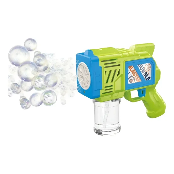 Pistola De Burbujas Con Luz Verde