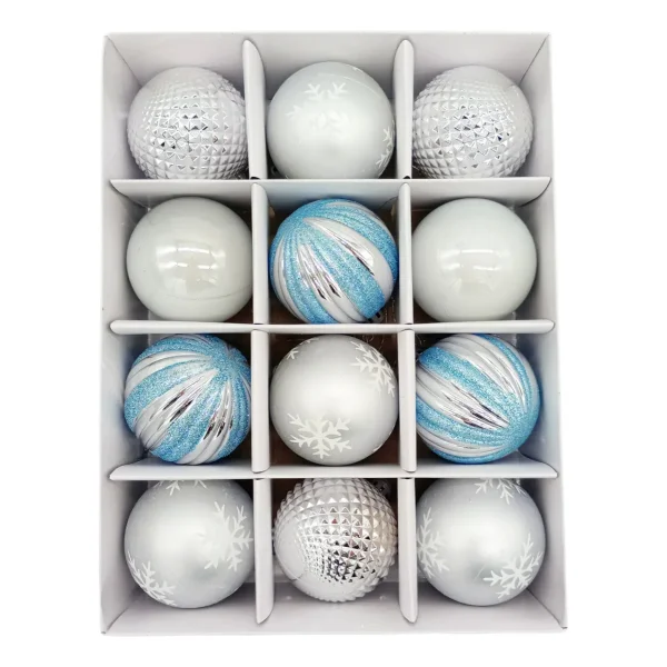 Navidad Adornos Bolas Navideñas Decoradas 6cm X72 Piezas