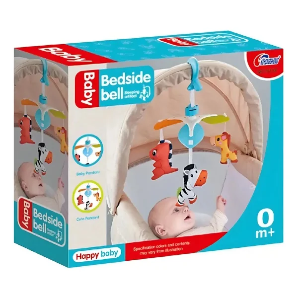 Movil Cunero Animales Cuna Cochecito Bebe Multicolor