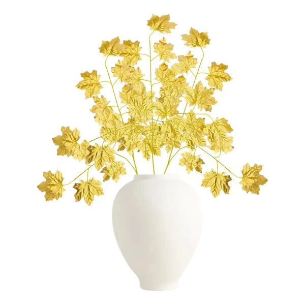 Jardín Vertical Artificial Ramo Sin Maceta 60cm Expreso Polar Plástico Dorado