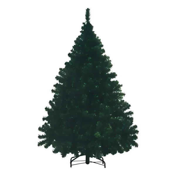 Arbol De Navidad Montañes Deluxe Verde 2.1mts Base Metalica