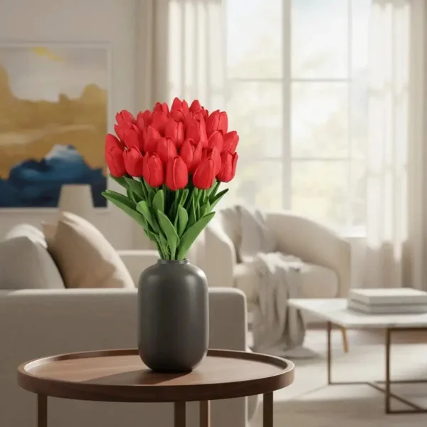 Tulipan Artificial Flores Artificiales Decoracion X1