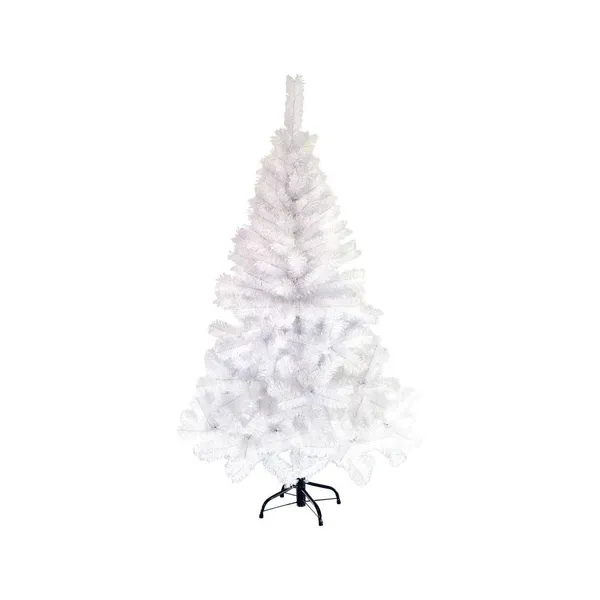 Árbol De Navidad Tradicional Expreso Polar Tronador De Lujo De 150cm Blanco