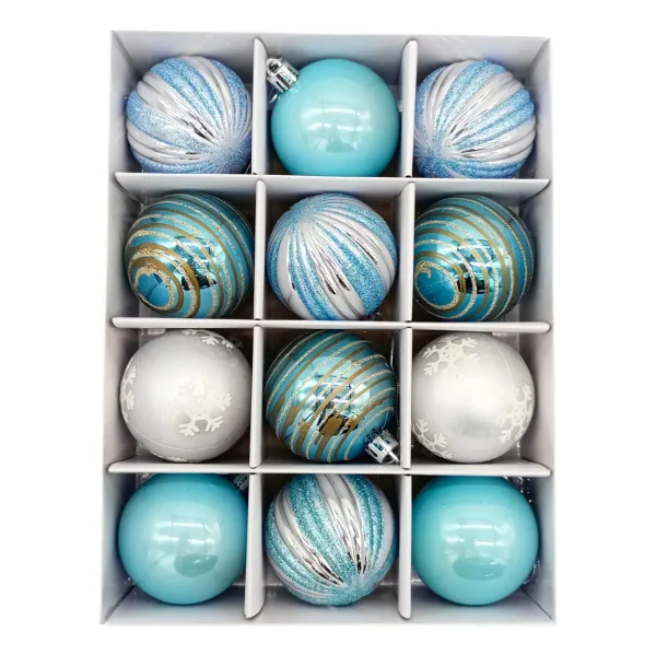 Navidad Adornos Bolas Navideñas Decoradas 6cm X72 Piezas