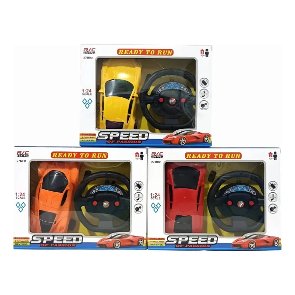 Auto De Carrera Deportivo A Control Remoto Radio Escala 1:24