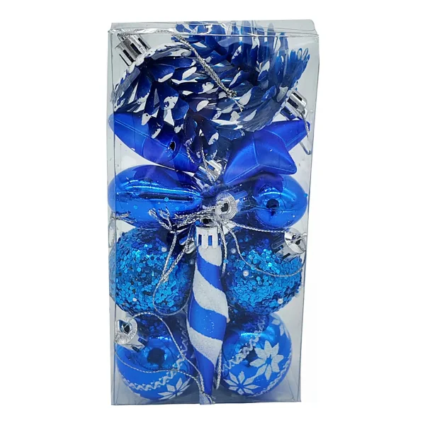 Adornos Navideños Set Decoracion 12u Surtido Navidad Bolas