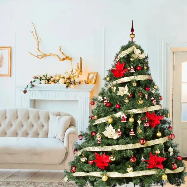 Arbol de Navidad Extra Lujo Patagonia 1.80mts Con Adornos X72