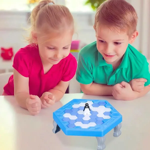 Juego De Mesa Salven Al Pingüino Estrategia Para Niños 2-4 Jugadores