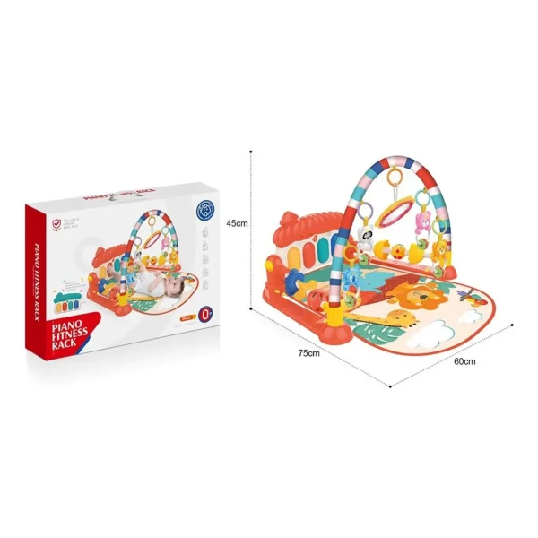 Gimnasio Piano Musical Bebe 0-1 Años Luces Sonidos Sonajeros