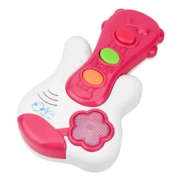 Guitarra Para Niños Juguete Instrumento Musical Sonido Y Luz