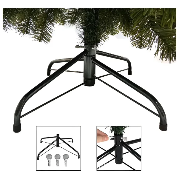 Arbol De Navidad Verde  Montañes Deluxe 1,80mts