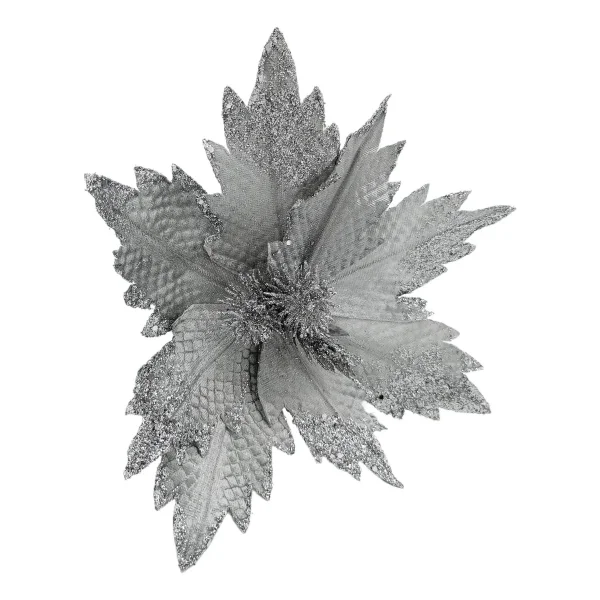 Flor 25cm Rojo Arbol De Navidad Adornos Decoración X4u