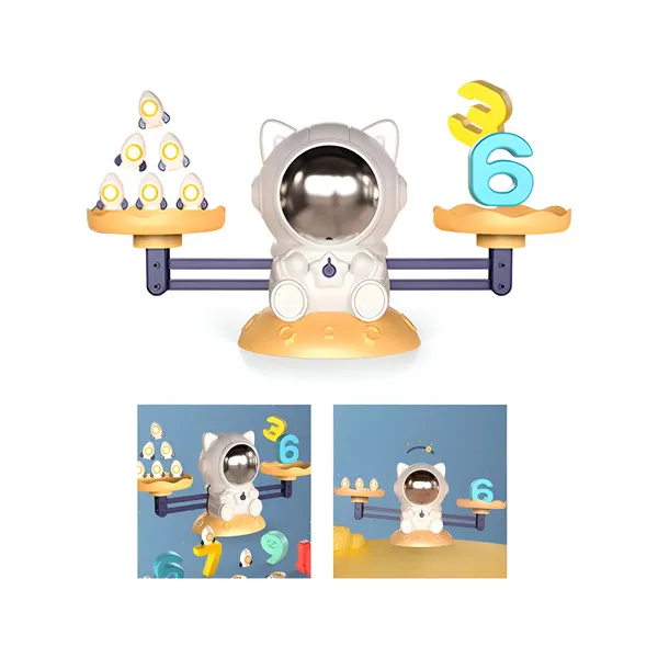 Juguete Educativo Juego De Matematica Equilibrio Balanza