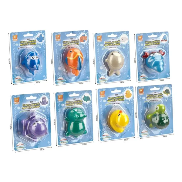 Juguete Bañera Bebé Animales Luz Led Juego Ducha Baño Niños Tiburón