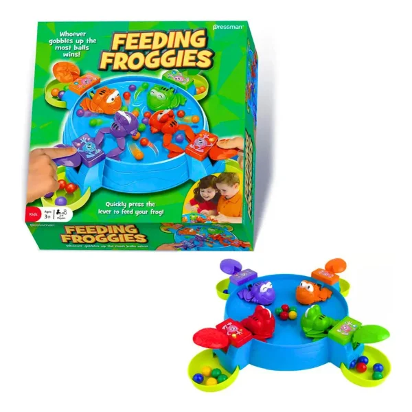 Juego De Mesa Ranitas Glotonas Atrapa Pelotas